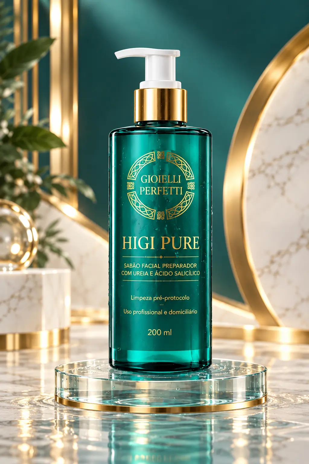 Apresentação premium do frasco HIGI PURE GIOIELLI PERFETTI